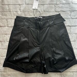 NWT Faux Leather Shorts